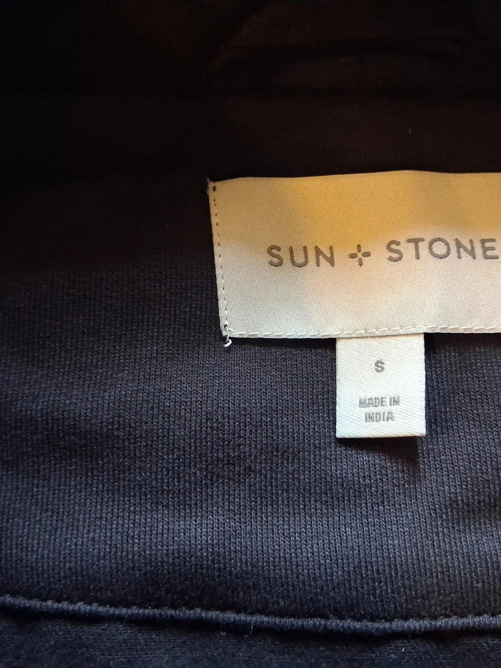 Sun+Stone Men's Hooded Denim Jacket